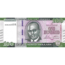 (492) ** PNew (PN35c) Liberia - 100 Dollars Year 2021